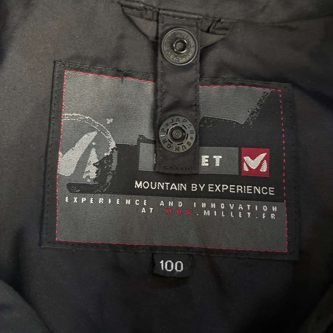 밀레 고어텍스 블랙 바람막이 자켓 L 상품이미지3