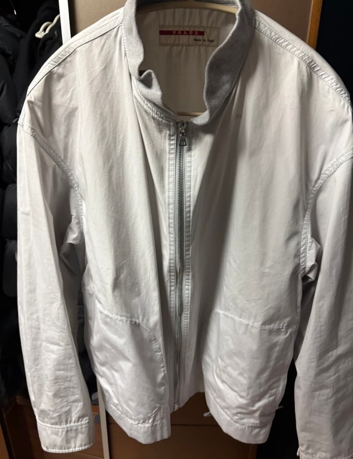 프라다 스포츠라인 블루종 (코튼) 상품이미지3