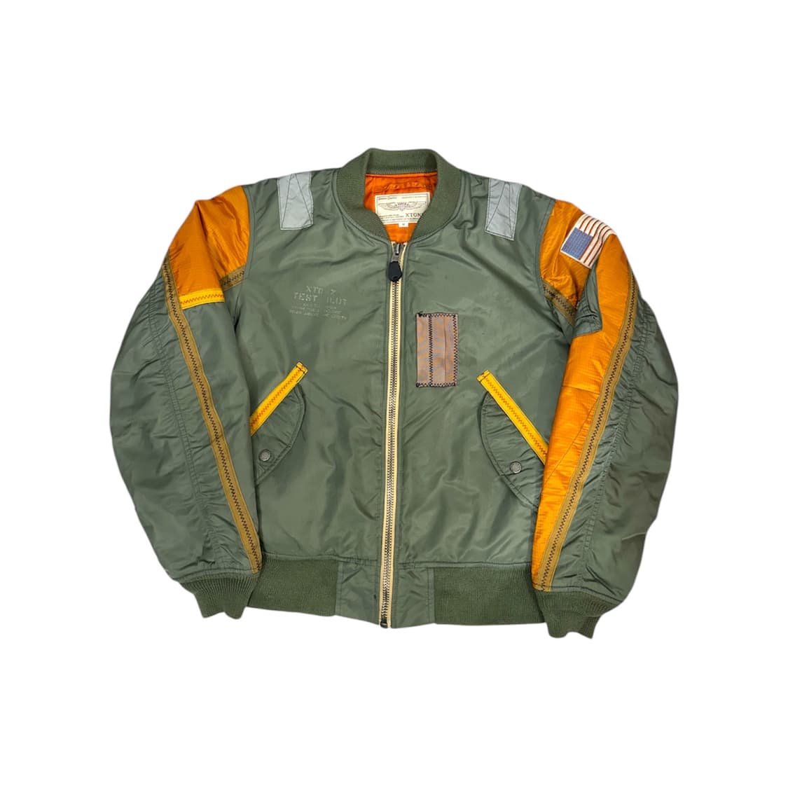 Xtonz 엑스톤즈 항공잠바 카키 ma-1 마원 자켓 M 상품이미지5