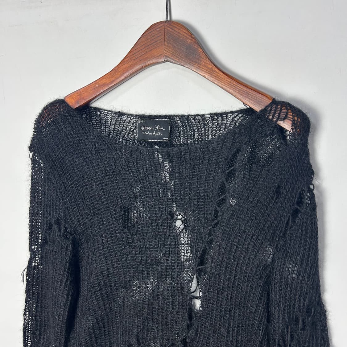 [넘버나인] SS04 Distressed Knit Sweater 상품이미지2
