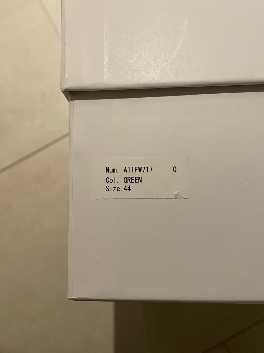 [290size]미하라 야스히로 블레이키 OG 솔 엠보스 레더 그린 상품이미지6