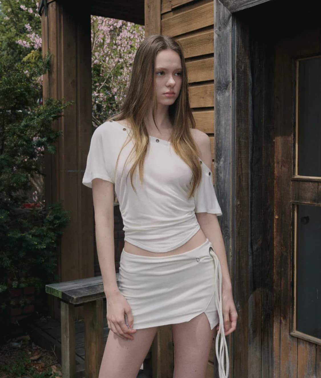 새상품 플리즈노팔로우 플노팔 해리 언발 탑 상품이미지2