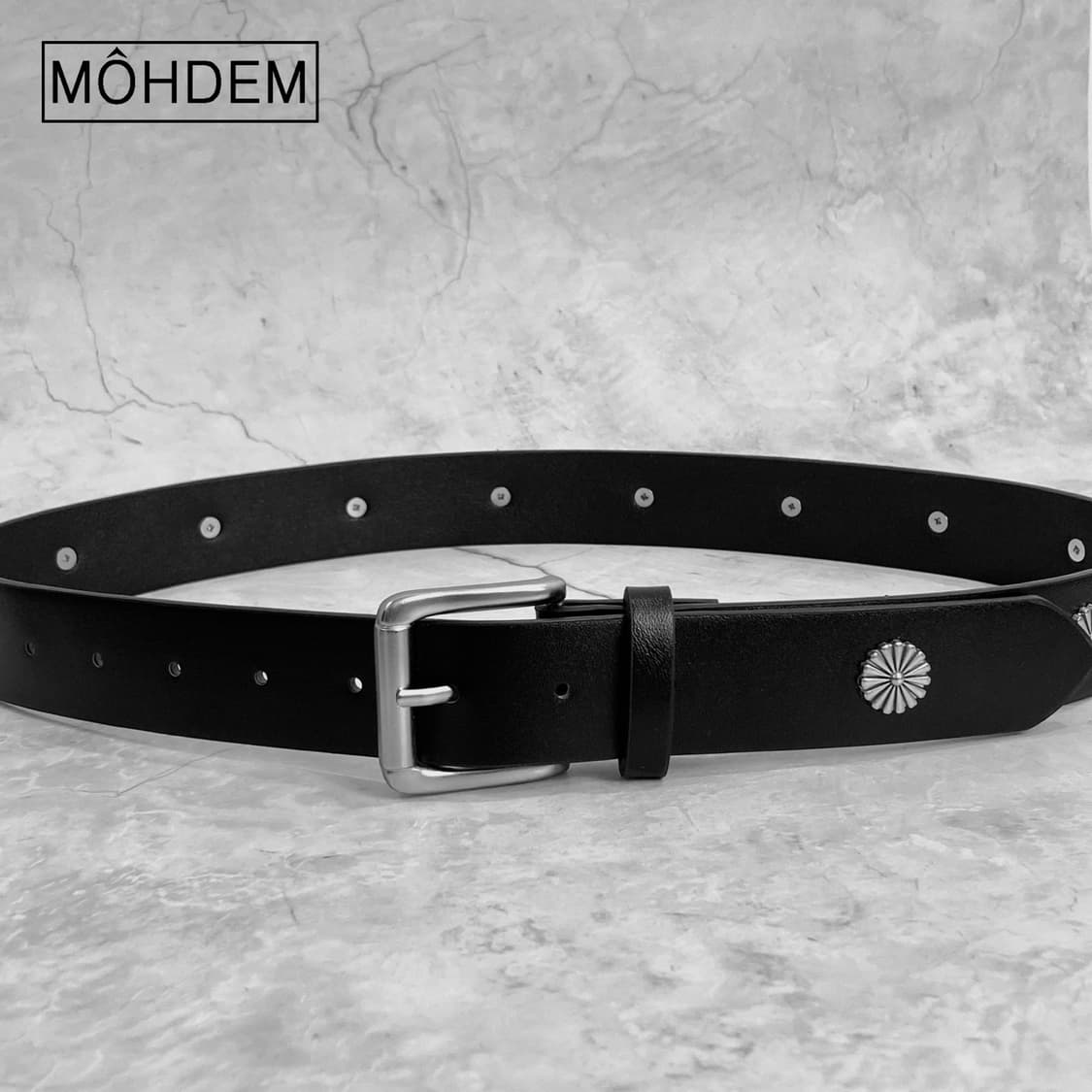 [Unisex] 스터드 찡 가죽벨트 상품이미지2