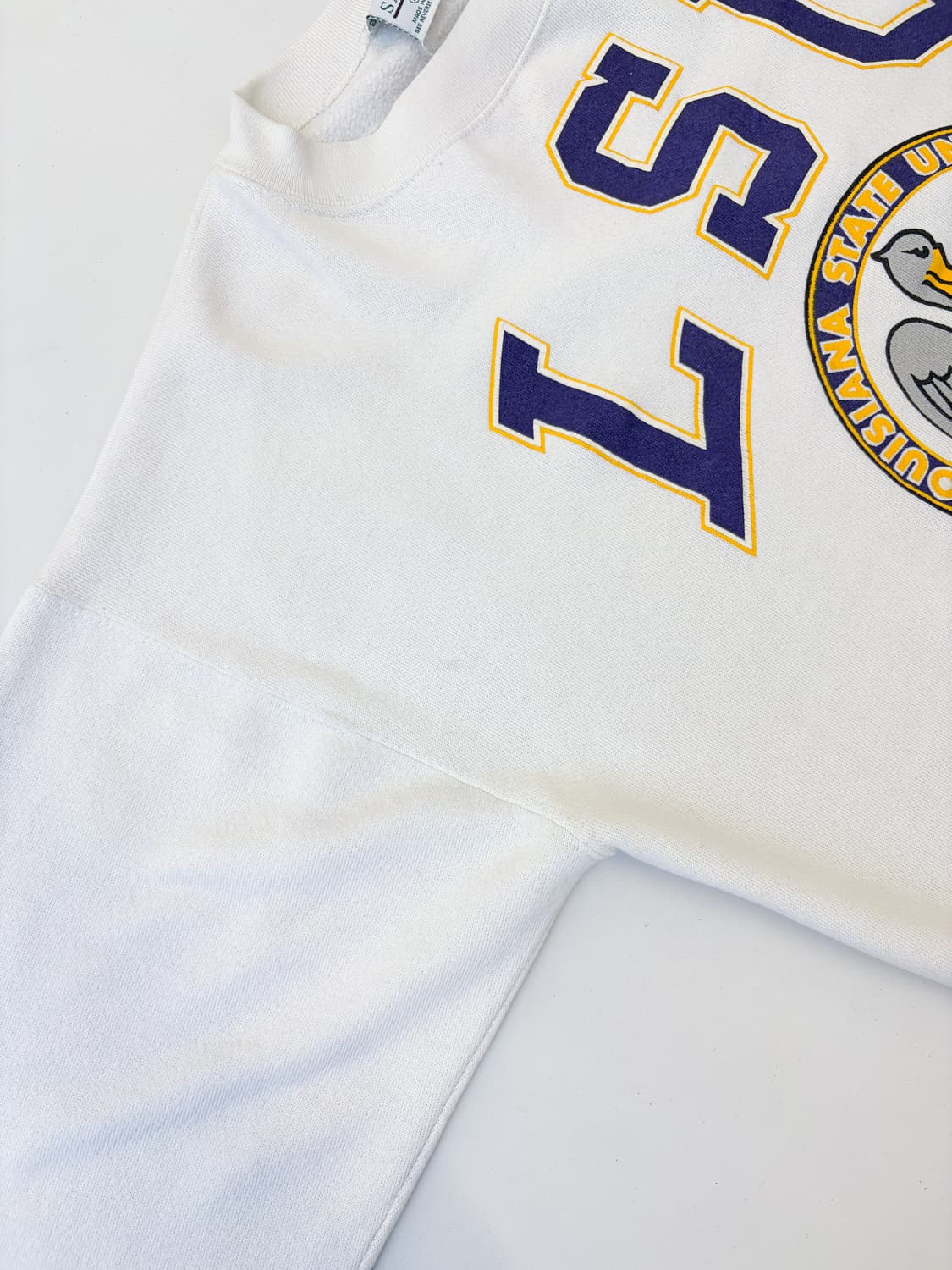 Galt Sand 90s USA LSU 컬리지 스웻셔츠 상품이미지7