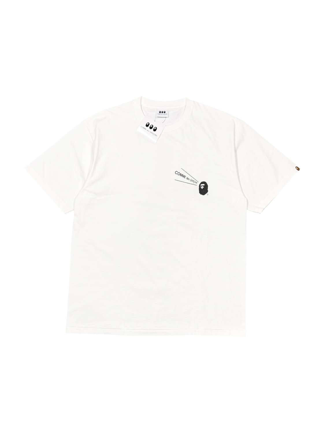 Bape X Comme des garcons 베이프 X 꼼데가르송 반팔 상품이미지1