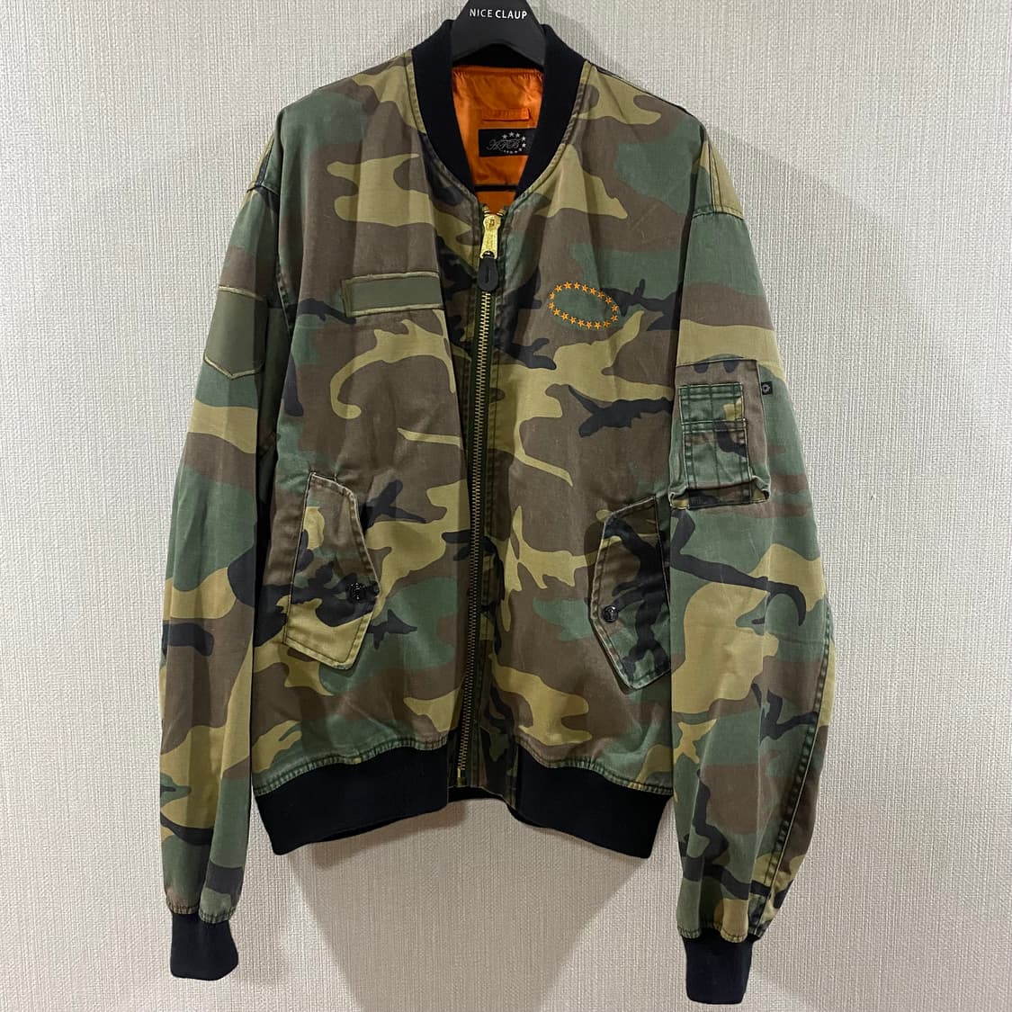 AFB PEACE 카모 봄버 상품이미지1