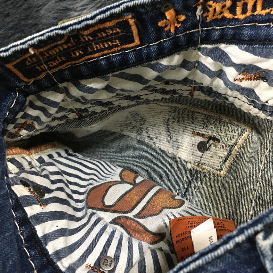 투티/A4 Rock revival 워싱 팬츠 데님 힙합 펑키 y2k 29 상품이미지6