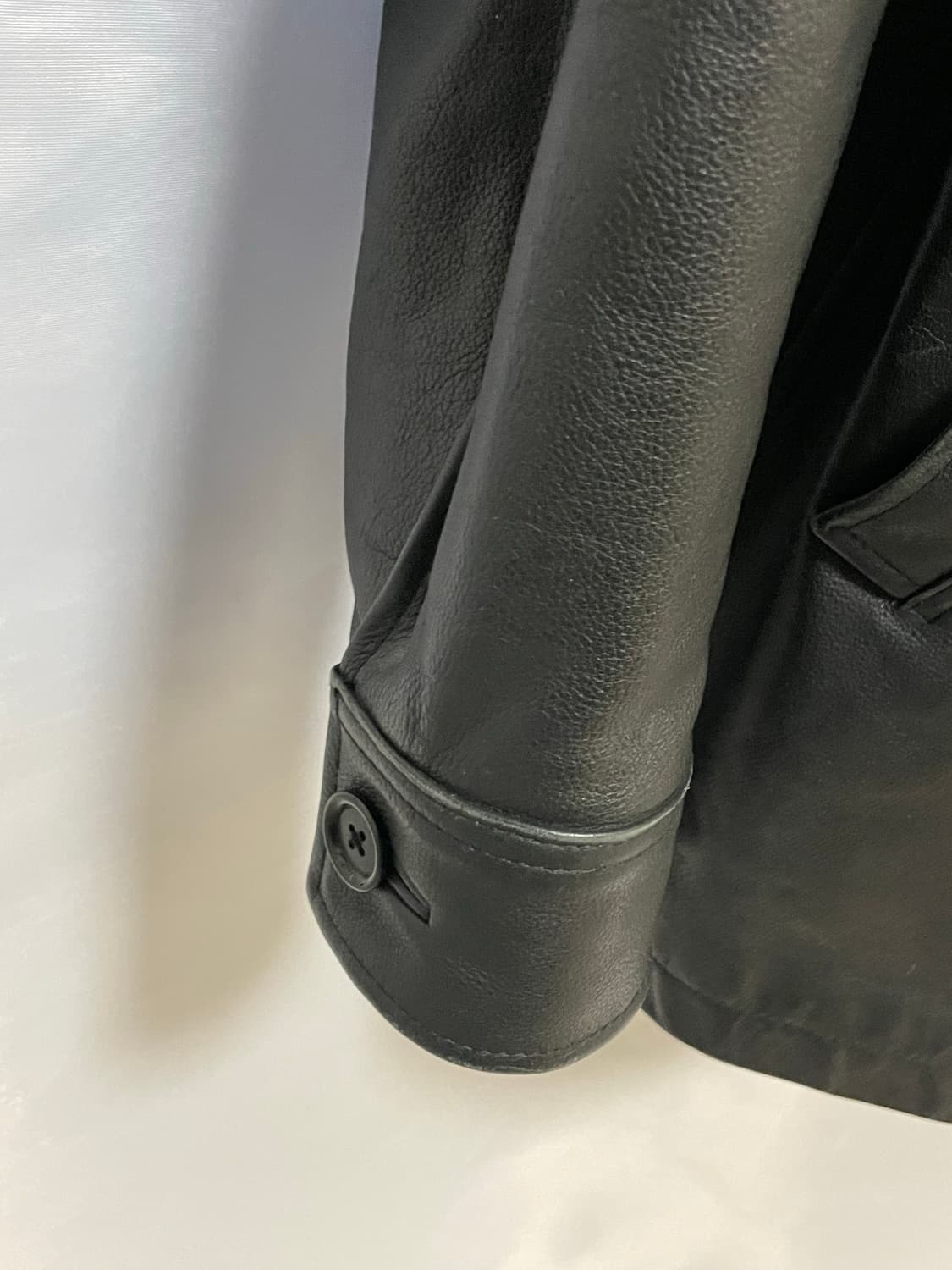 [D.O Archives] 90s 올드갭 레더 카코트 블랙(L) 상품이미지5