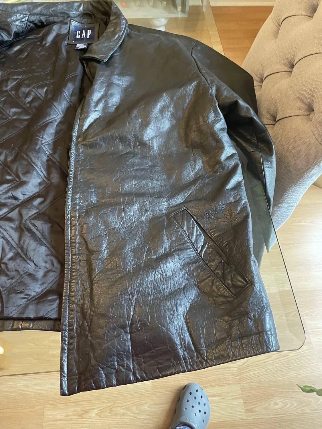 올드 갭 리얼 레더 자켓 상품이미지6