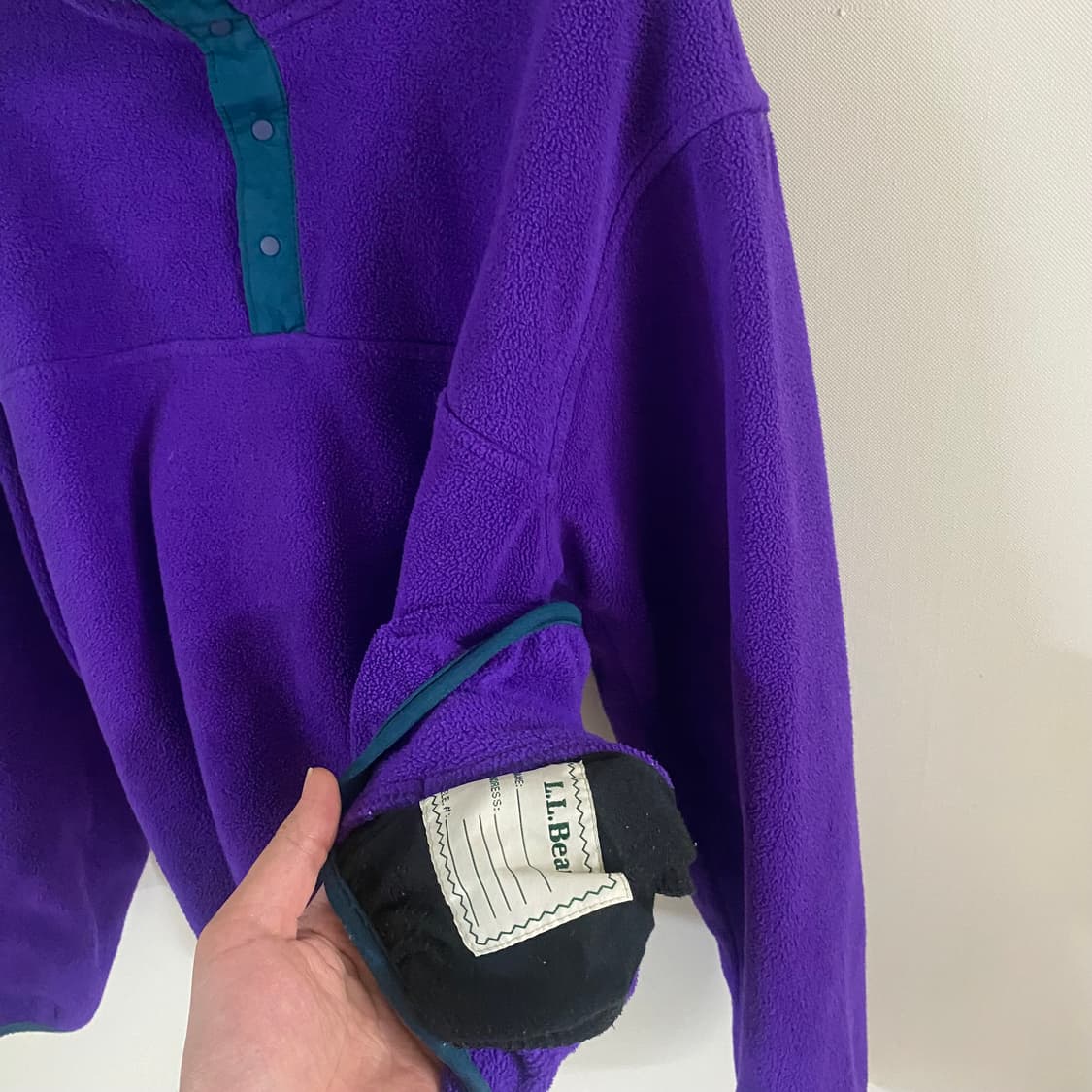 🌊LLBEAN fleece Snap-T 상품이미지7