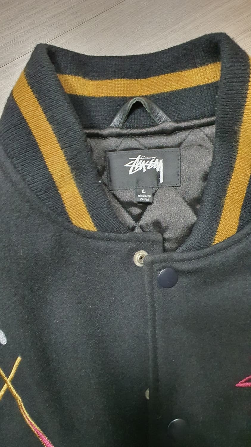 [L] 스투시 40주년 바시티 자켓 상품이미지4