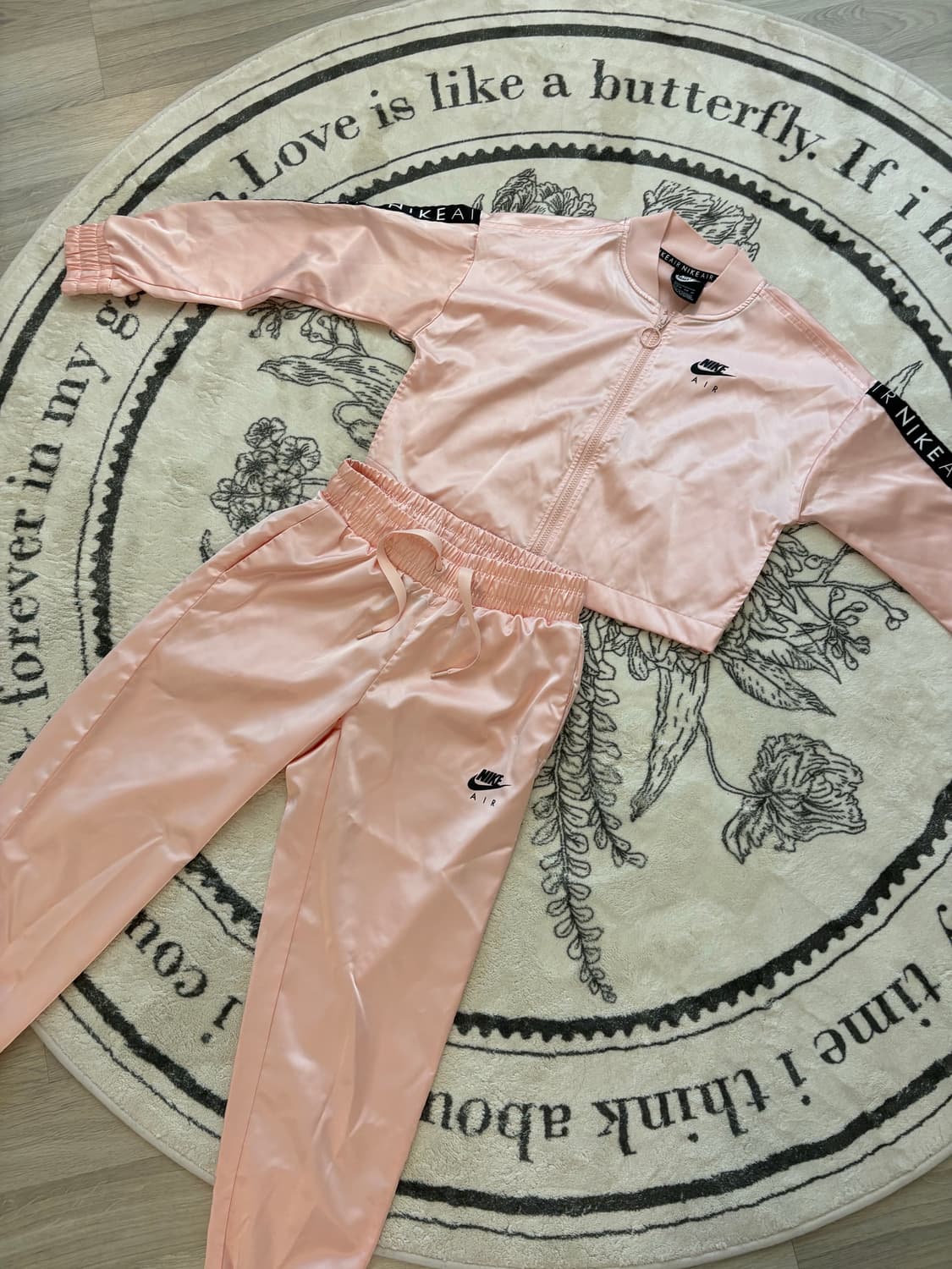 나이키 져지 셋업 펄핑크 거의새상품 (상의xs 하의s) 상품이미지1