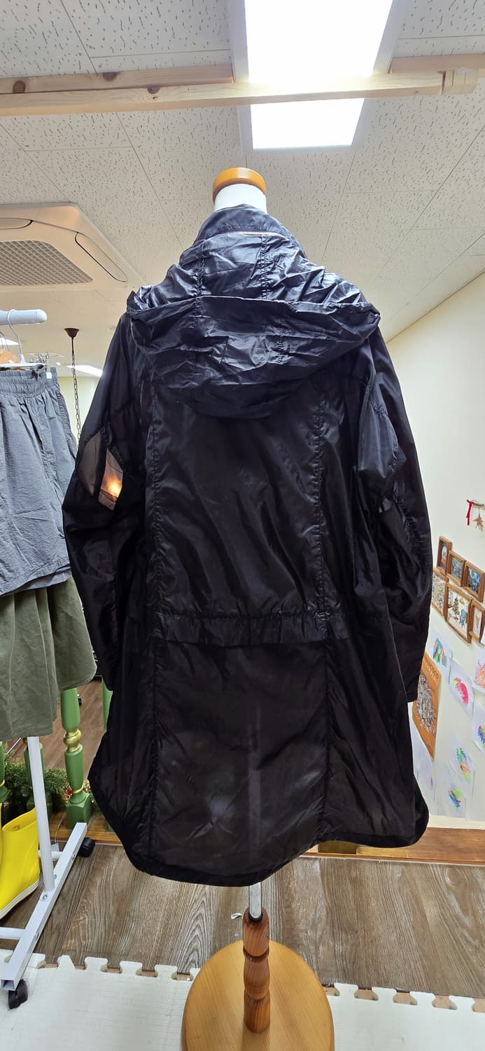 상태최상) 데무 demoo/88-94-165/66사이즈/블랙 후드 바람막 상품이미지2