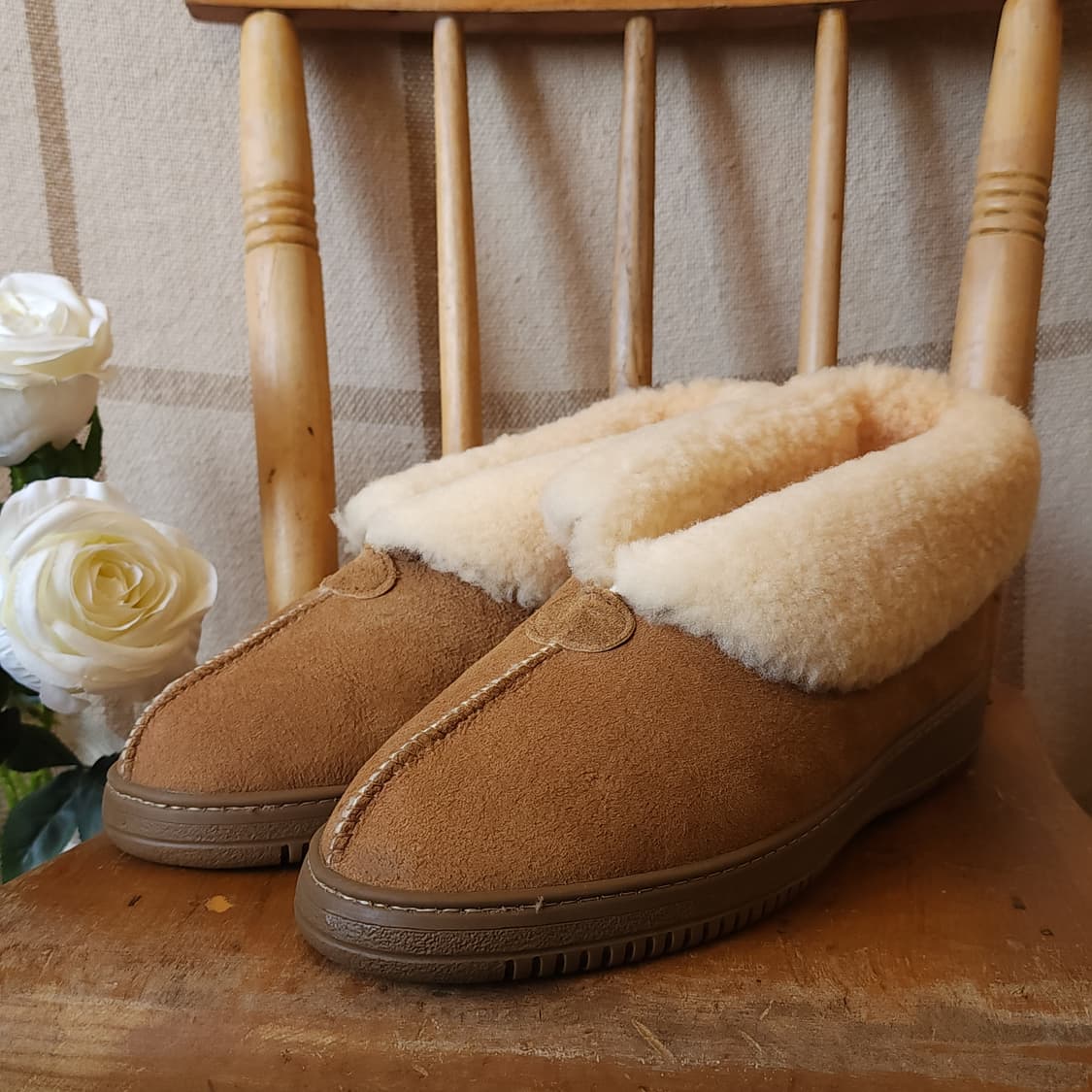 뉴질랜드 천연양털 부츠 양털 신발 무스탕 신발 카멜 컬러 11 상품이미지2