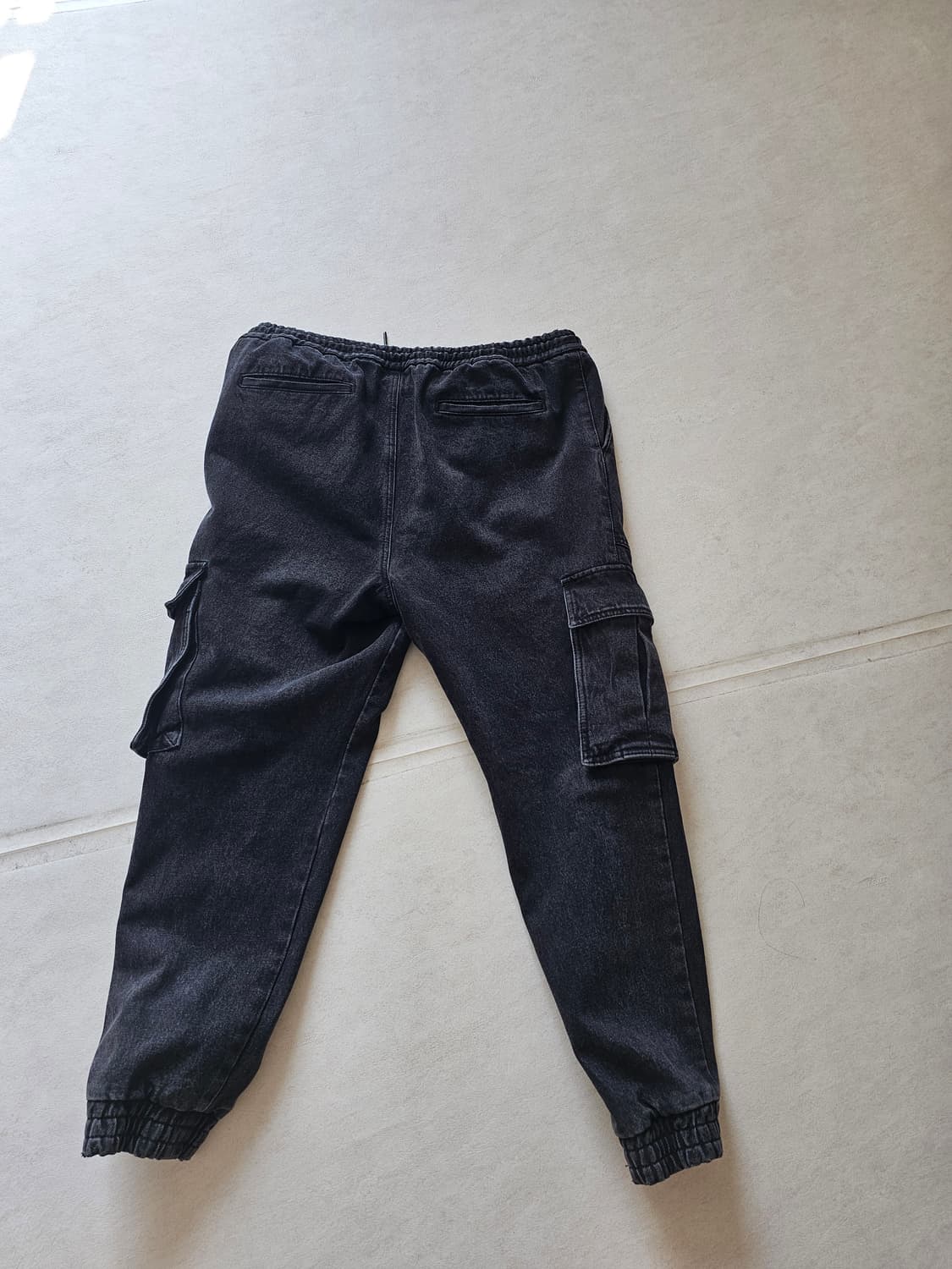 준지 블랙 디테일 트랙 조거  52사이즈  상품이미지2