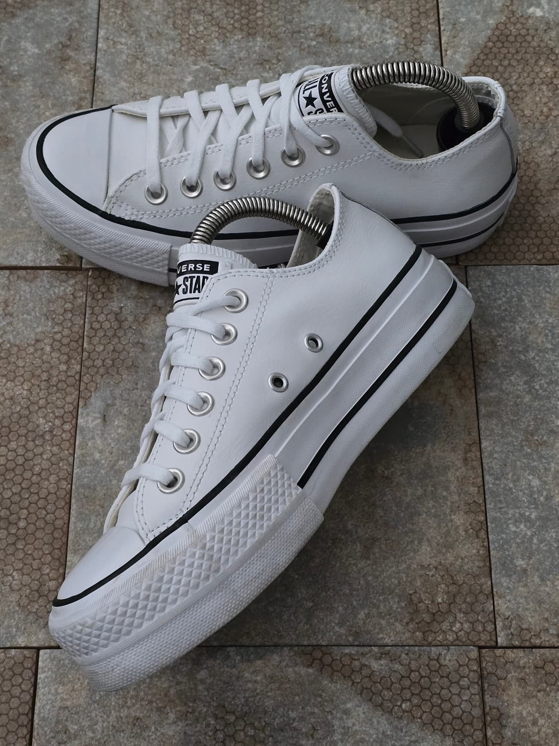 (220)컨버스 척테일러 올스타 리프트 레더 로우 상품이미지6