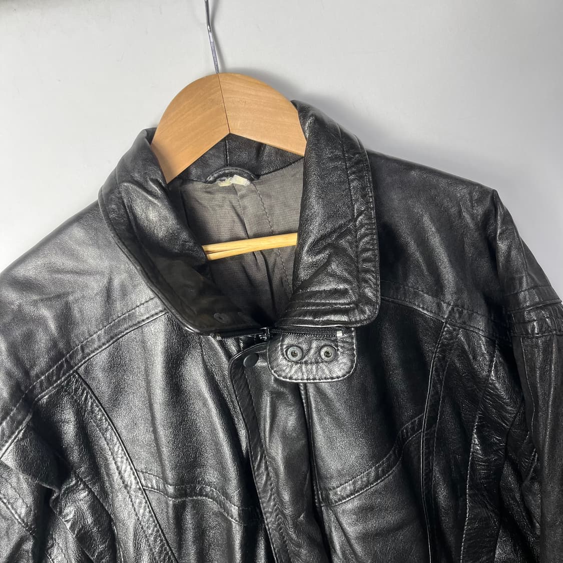 [JPN] 빈티지 나파레더 봄버자켓 상품이미지3