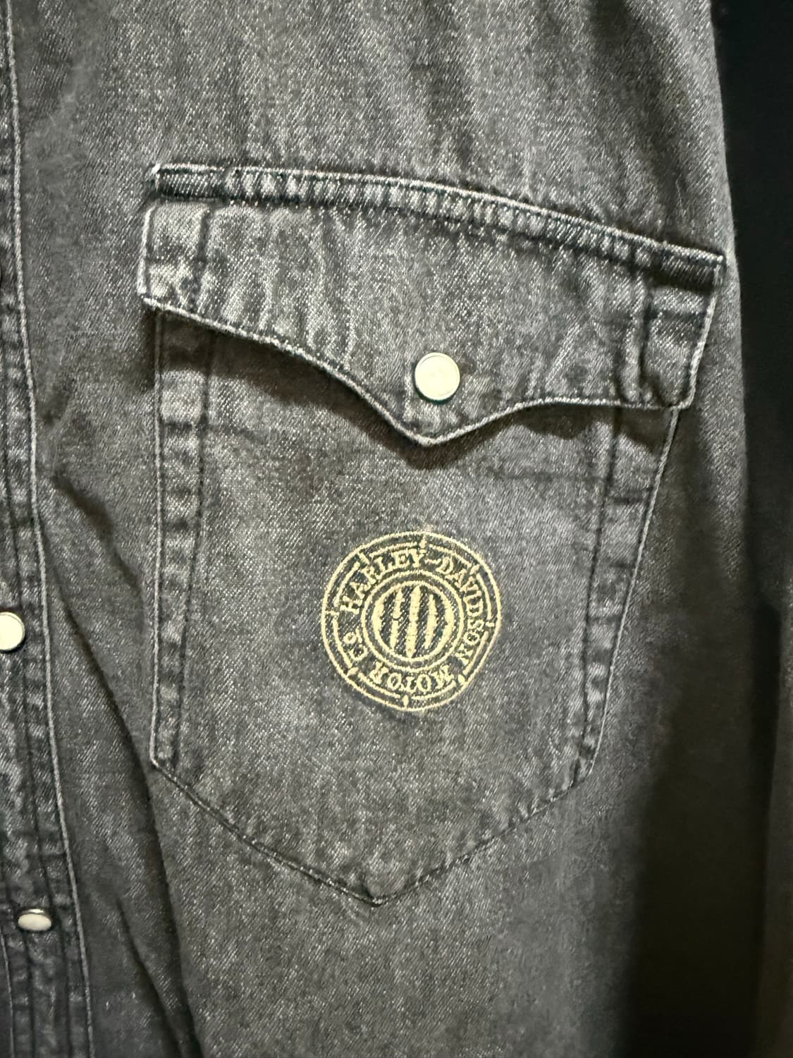 할리데이비슨 데님셔츠 상품이미지4
