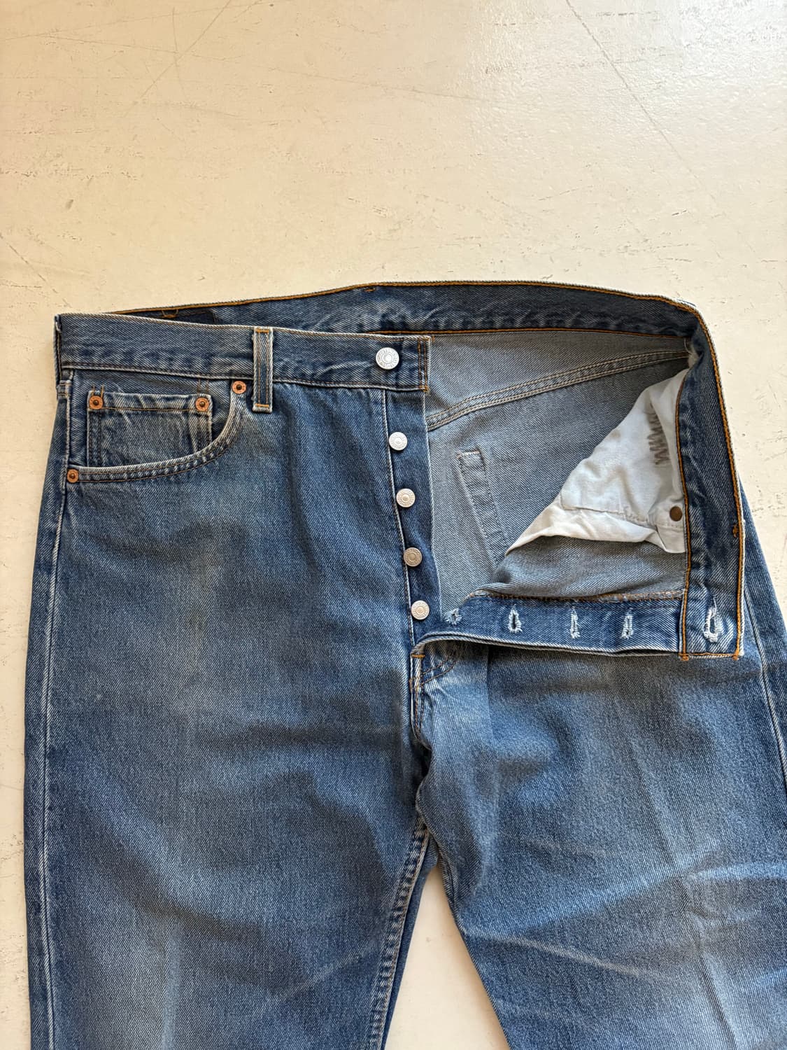 90‘s vtg Levis 501 USA Denim pant. 상품이미지4