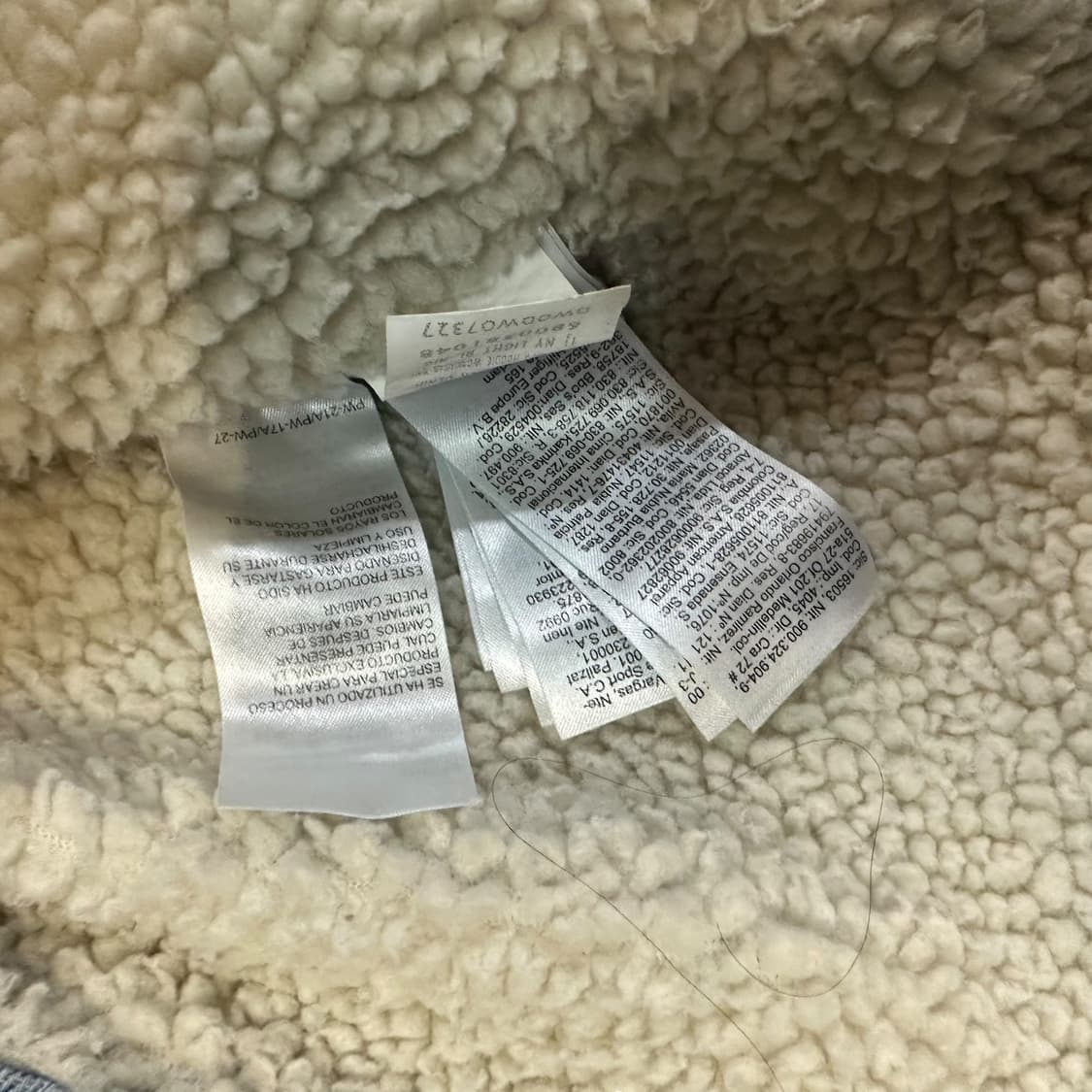 타미진스 양털 후드 데님 자켓 상품이미지5