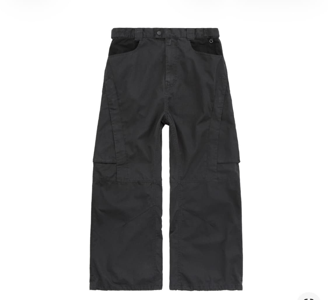 3) 폴리테루 보더팬츠 다크네이비 상품이미지1