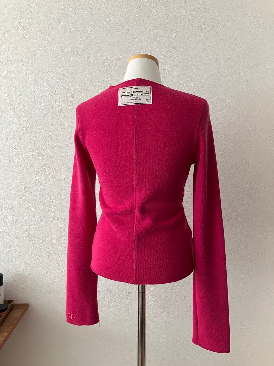 TheOpen Product 더오픈프로덕트 새턴 니트 핑크 y2k 딱붙핏 상품이미지3