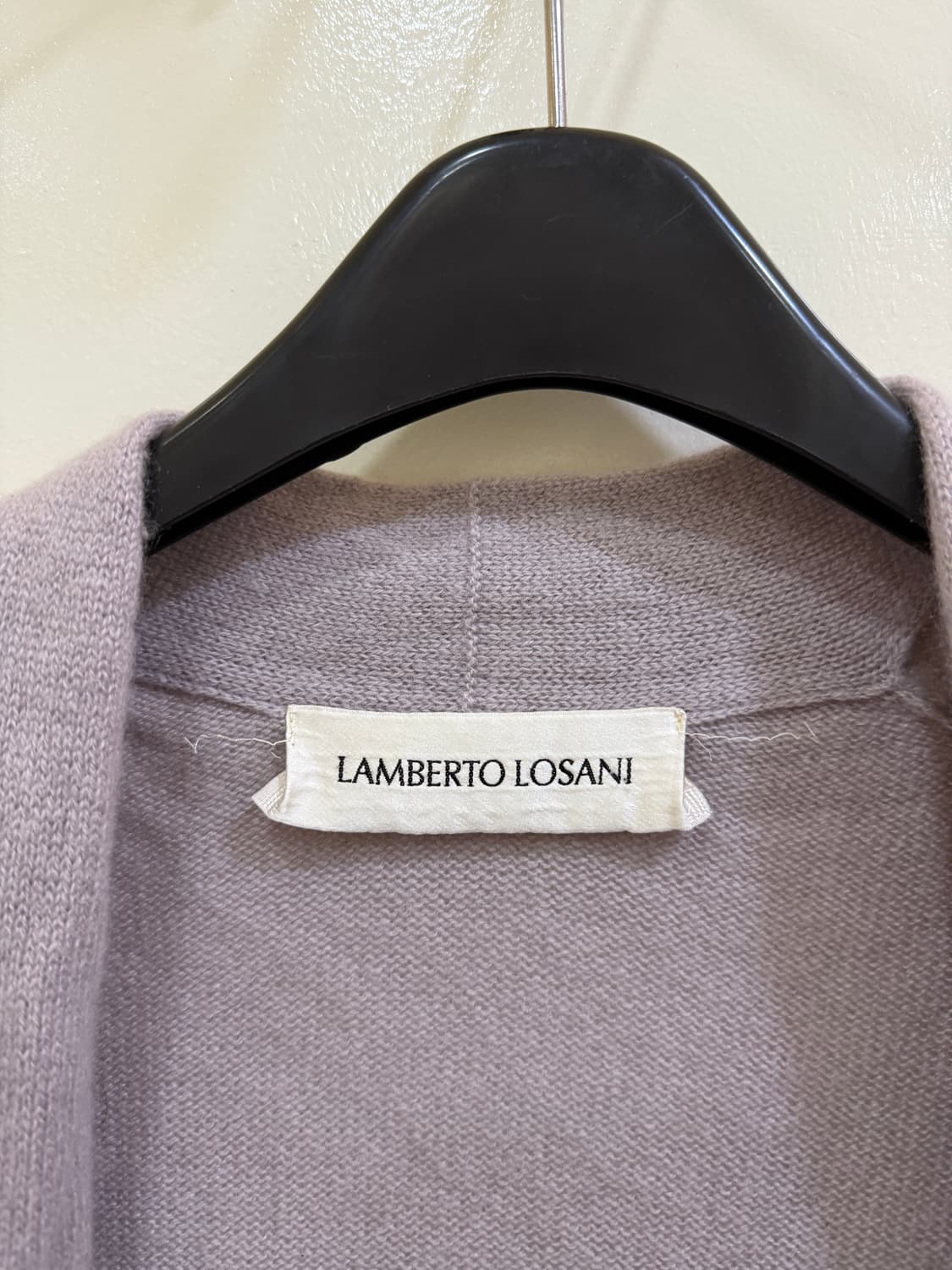 람베르토자니 연보라 가디건 정품 상품이미지4