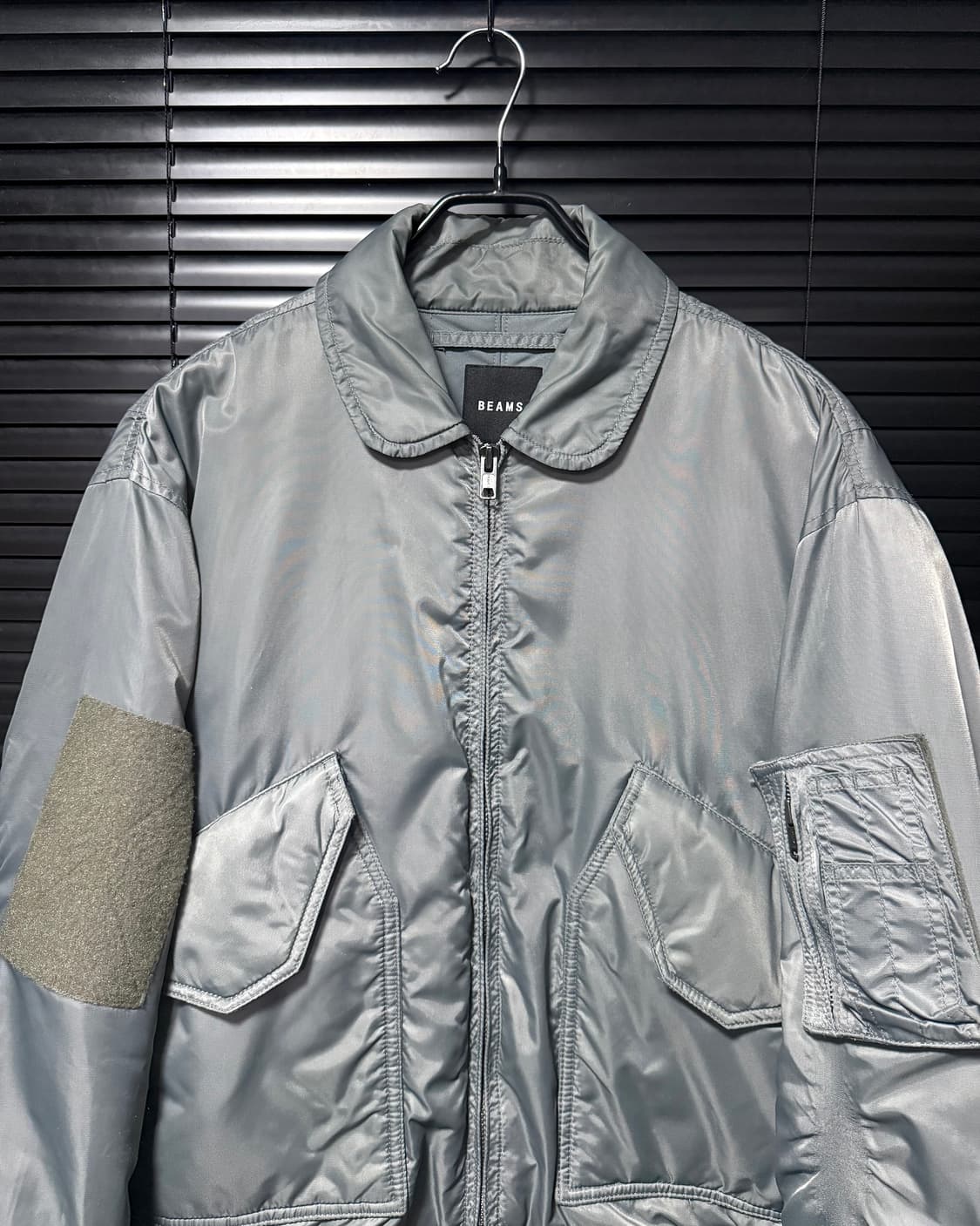 빔즈 ma1 ma-1 항공 점퍼 블루종 봄버 민트 밀리터리 워크 공군 상품이미지3