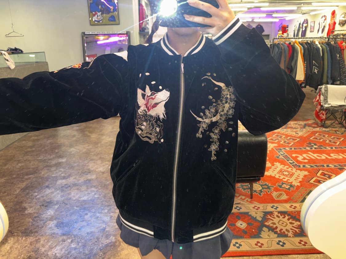 Oni Denim 벨벳 블랙 스카쟌 상품이미지1
