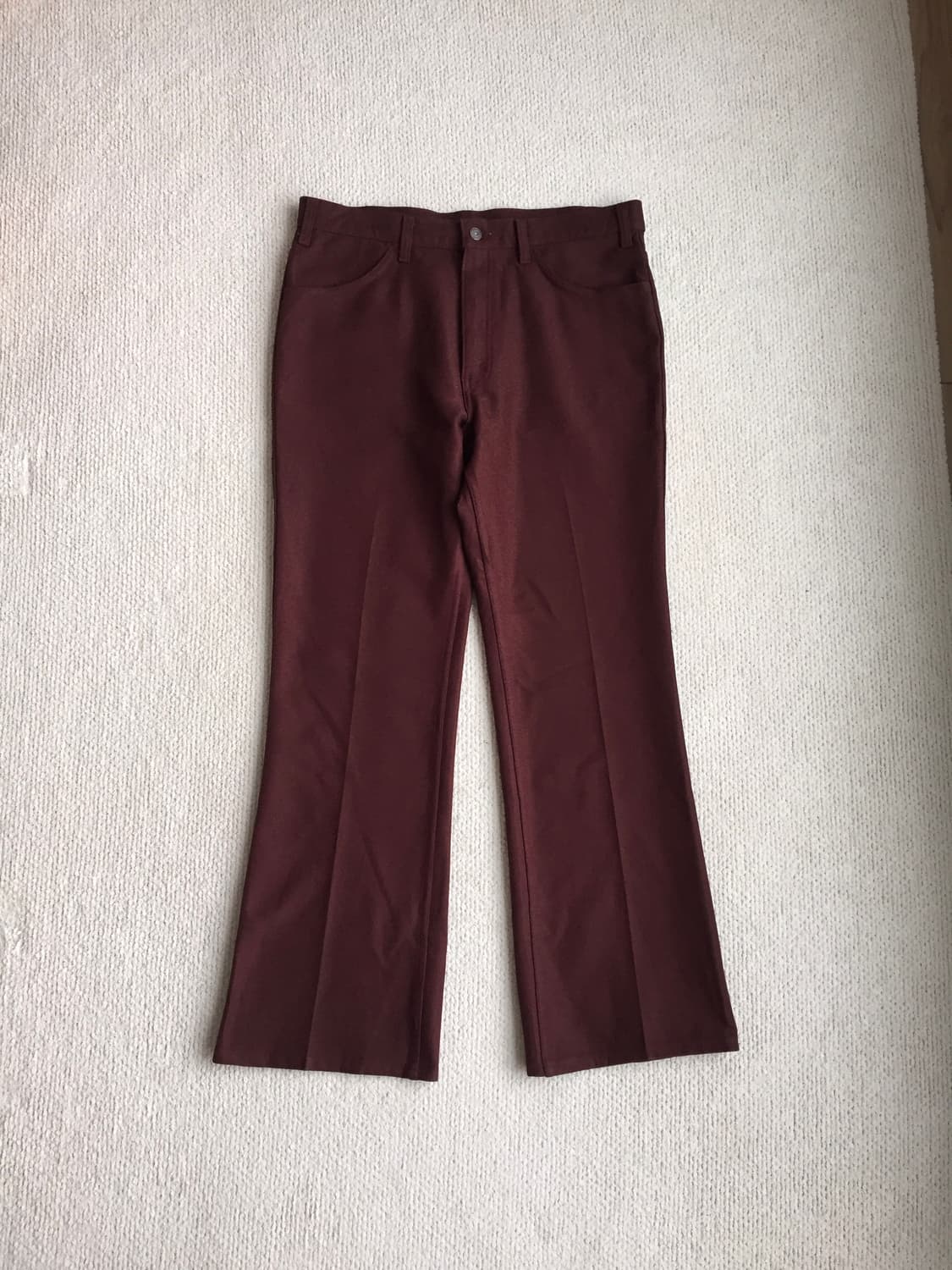 RARE 70-80’s levis 517 버건디 스타프레스트 상품이미지1