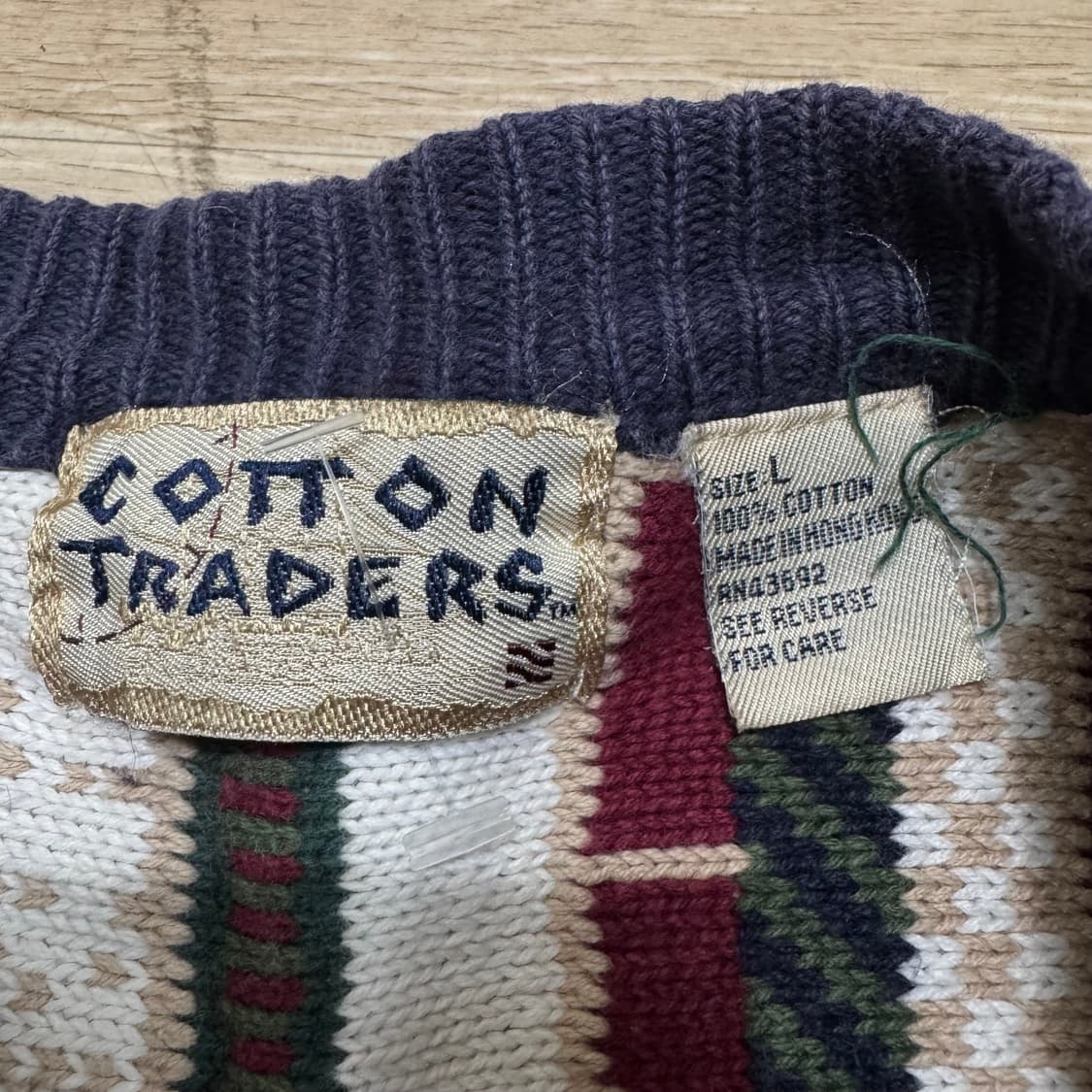 코튼트레이더스 미국 빈티지니트 상품이미지4