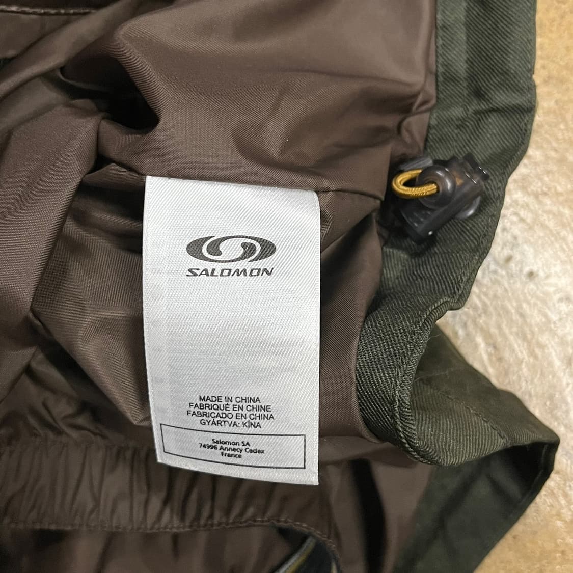 [정품/S] 살로몬 후드 야상 점퍼 b14 상품이미지4