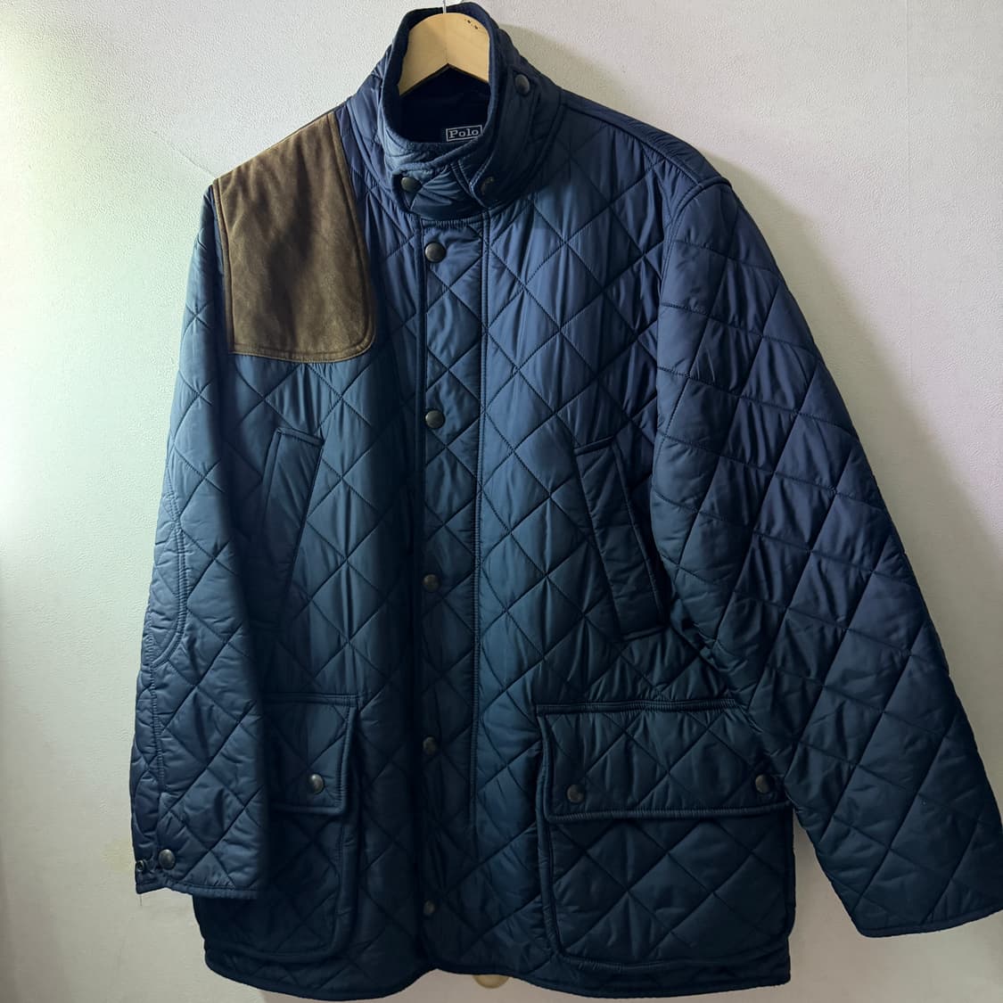 폴로 랄프로렌 네이비 퀄팅 기모 자켓 L(100-105) 상품이미지10