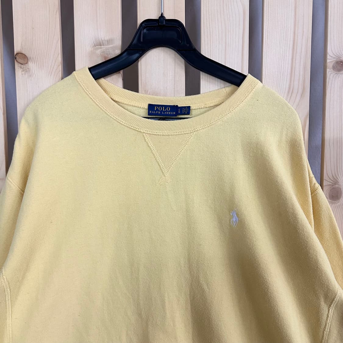 (L) 폴로 랄프로렌 옐로우 맨투맨 상품이미지3