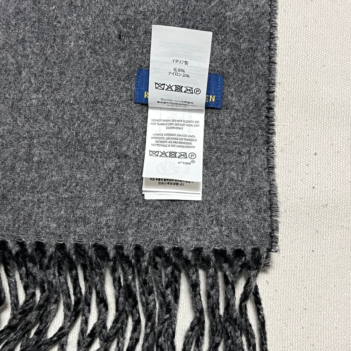 Polo Ralph Lauren  울 캐시미어 리버시블 머플러 상품이미지5