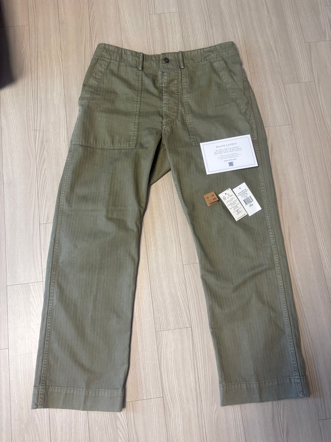 RRL 헤링본 퍼티그 팬츠 32/30 상품이미지1