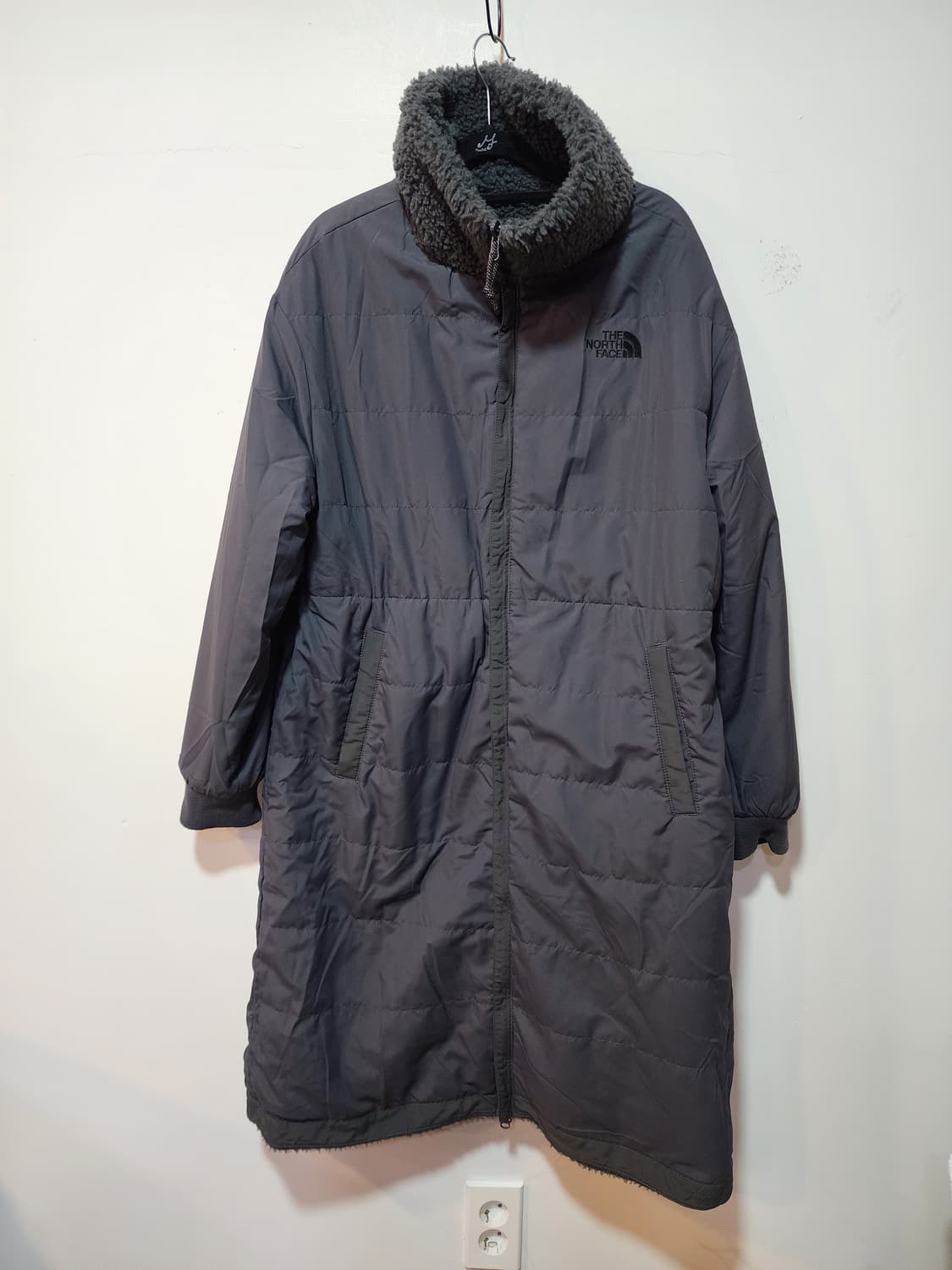노스페이스 양면 뽀글이 롱 코트 XL 여성 상품이미지4