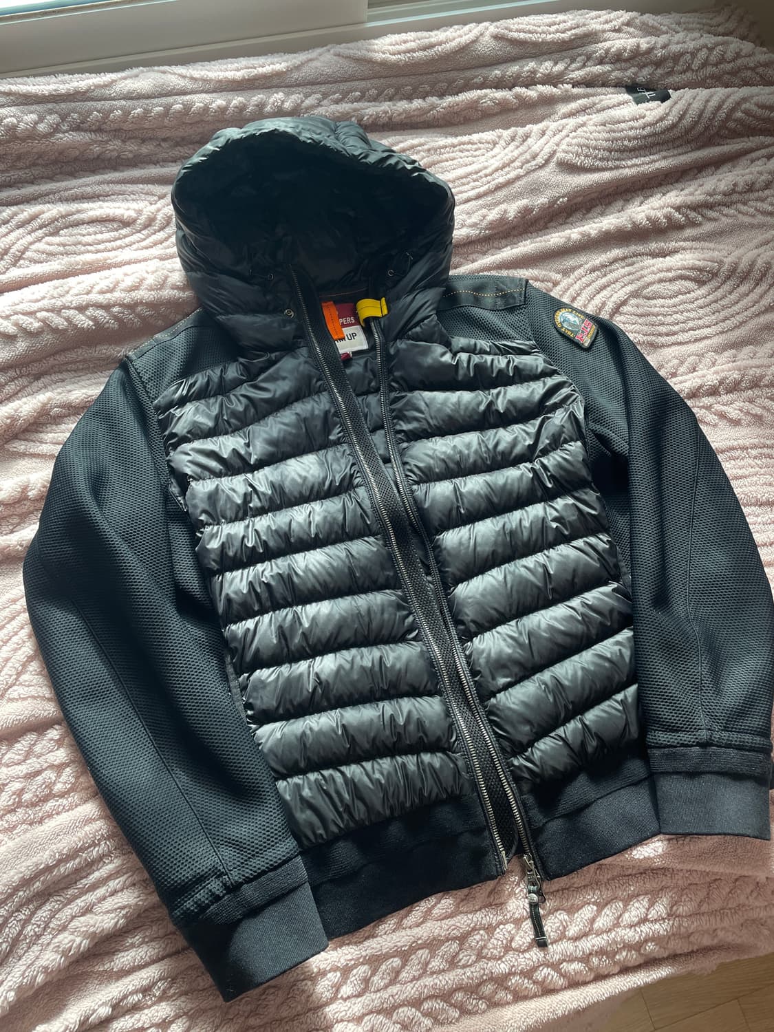 파라점퍼스 하이브리드 자켓 경량패딩 블랙 L 상품이미지1