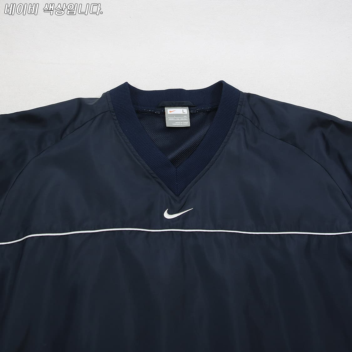 (착용컷) 나이키 베이스볼 브이넥 웜업 (95-98) 상품이미지4