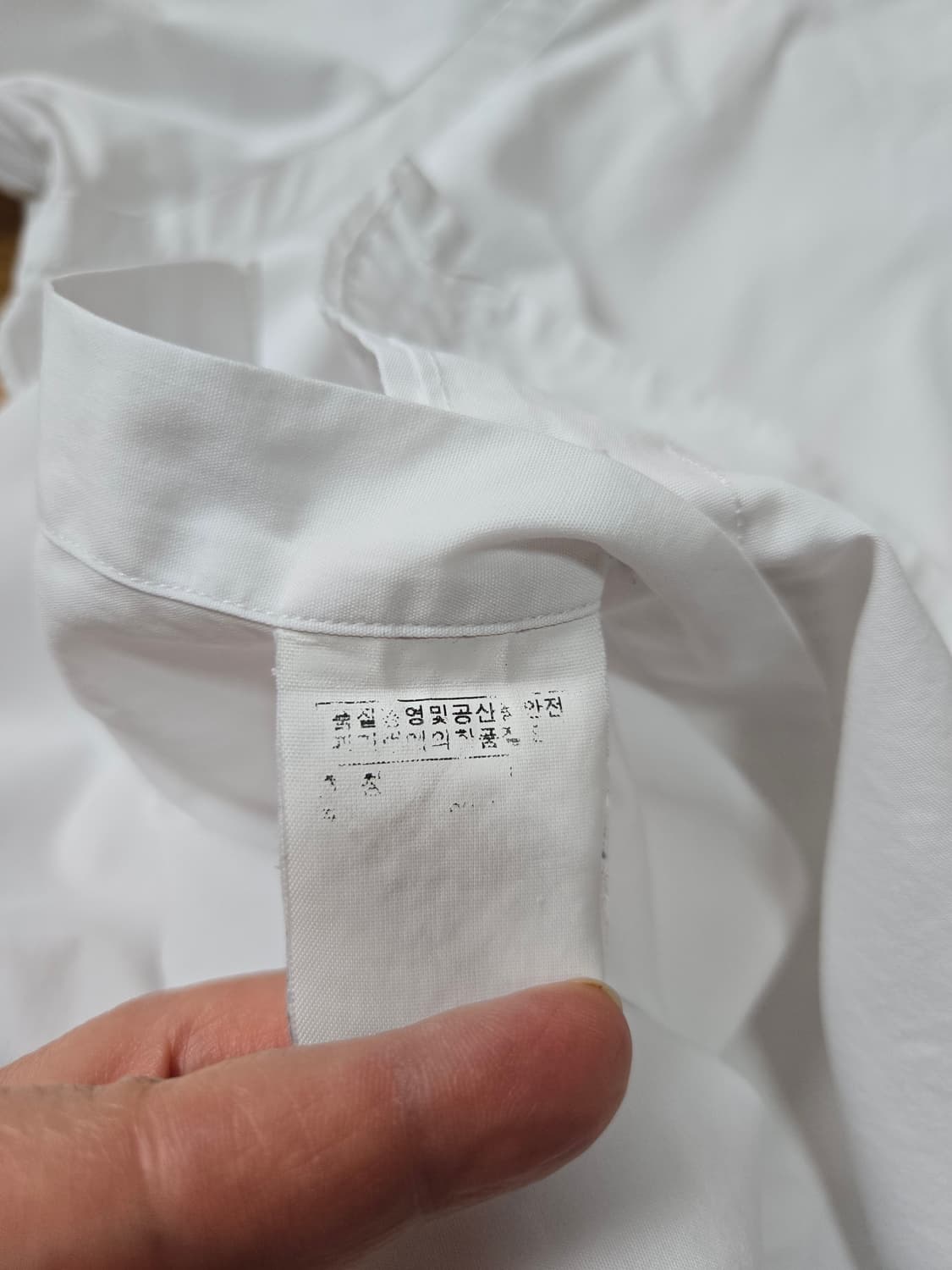 폴로 랄프로렌 커스텀핏 화이트 셔츠 상품이미지6