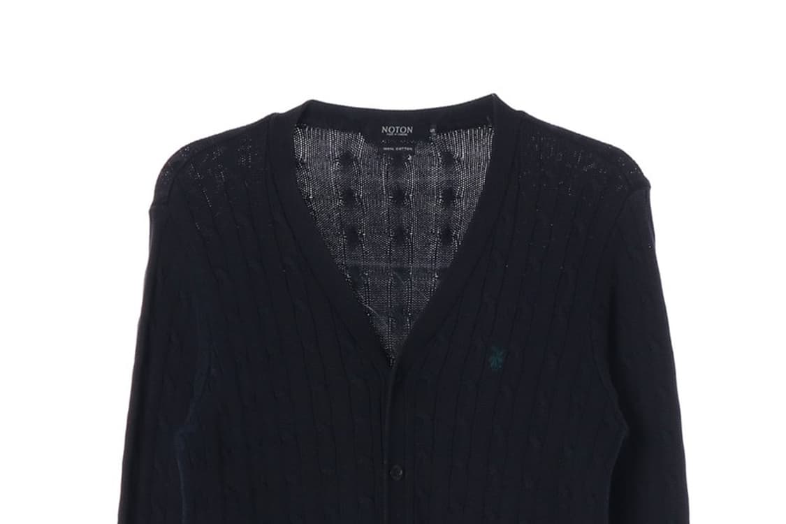 NOTON 빈티지 꽈배기 가디건 S 상품이미지3