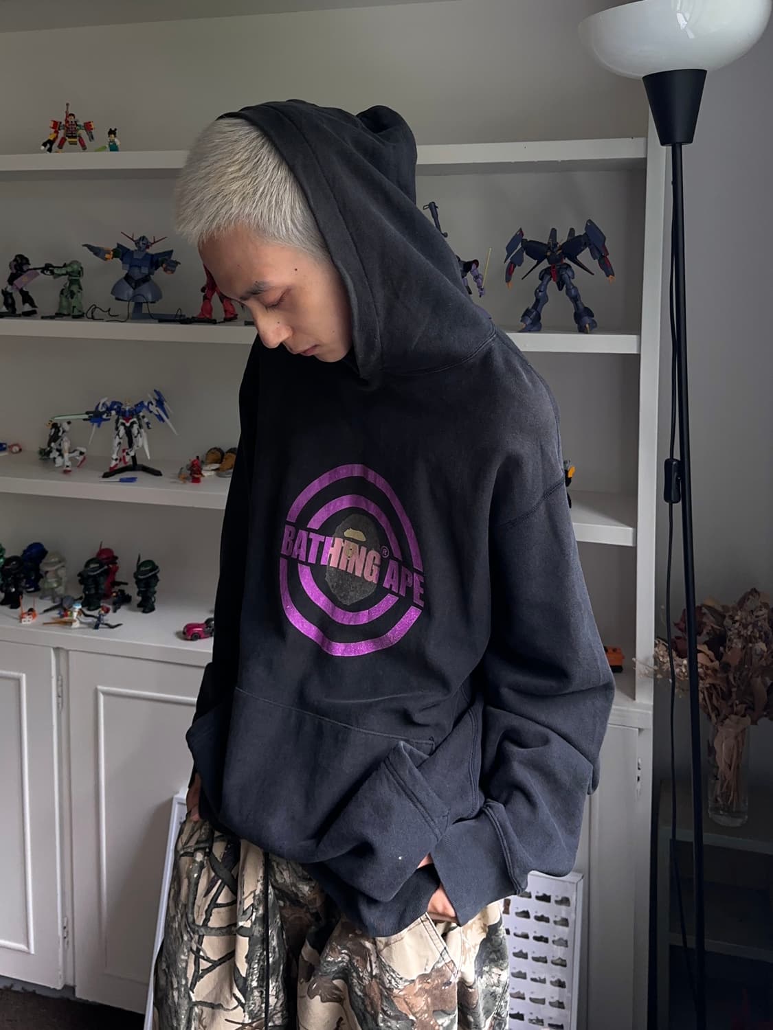 Bape 서클 로고 루지 후드 상품이미지5