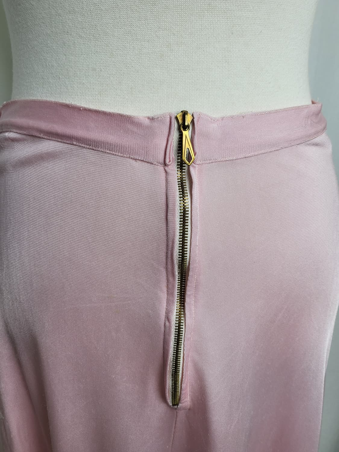 빈티지 베이비 핑크 레이스 슬립 스커트 상품이미지5