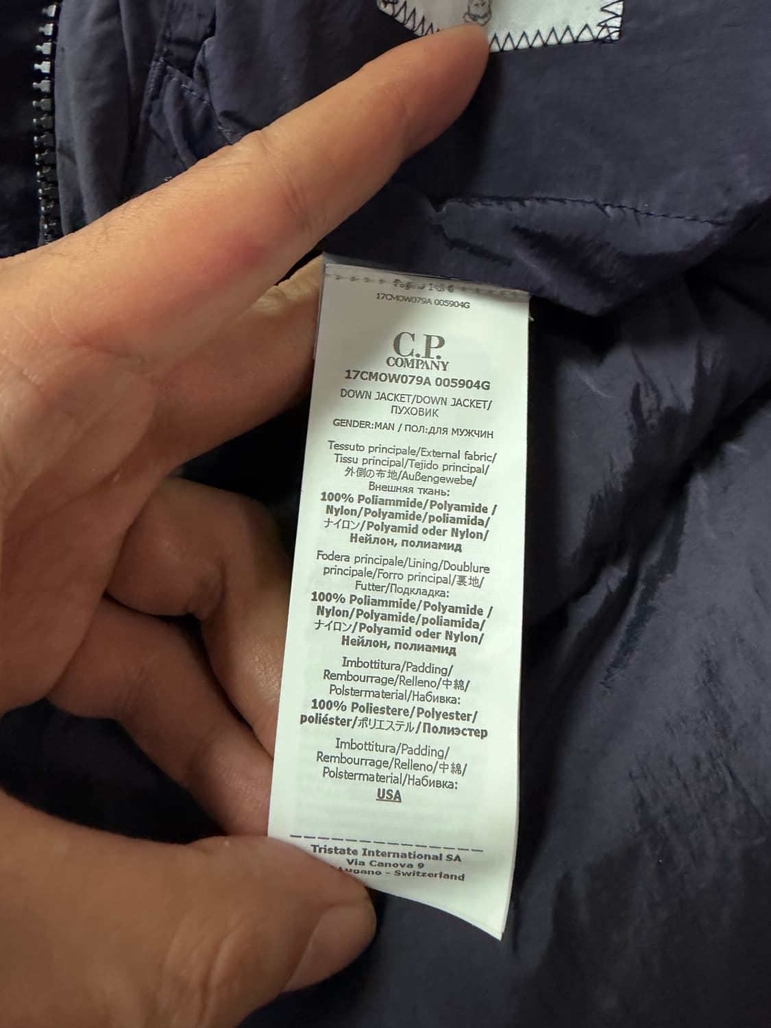 CP컴퍼니 24fw 패딩 애코 크롬R 고글 다운 자켓 상품이미지7
