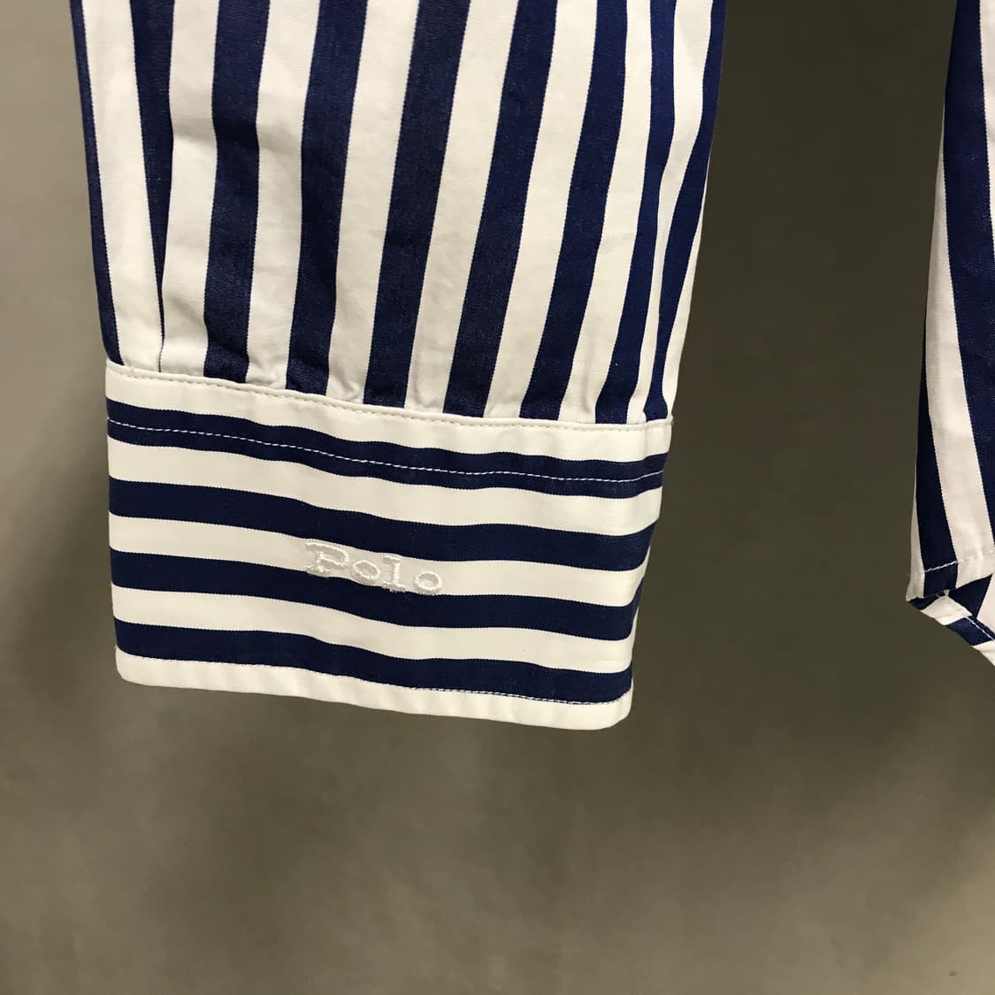 폴로 랄프로렌 스트라이프 셔츠 블루 2 상품이미지4