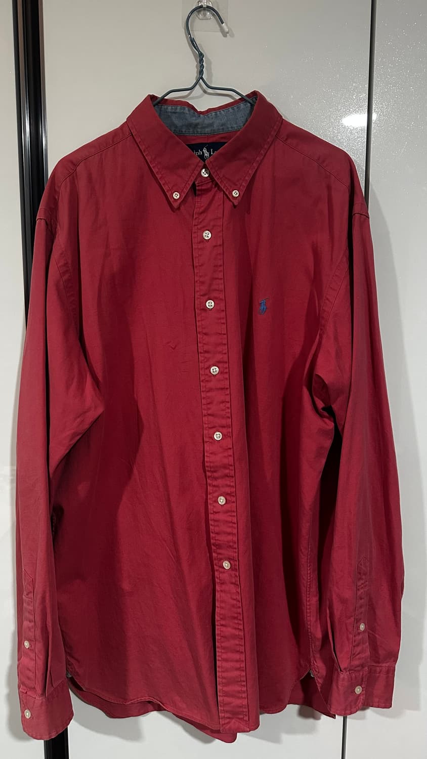 폴로 랄프로렌 핑크 셔츠 XL 상품이미지1