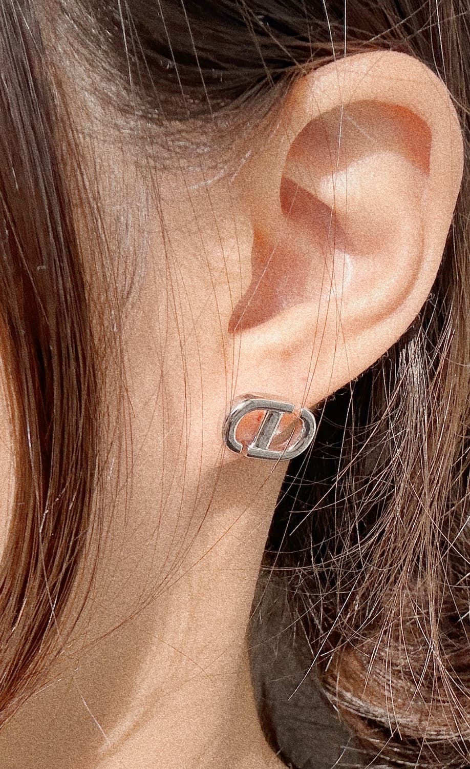 디올 CD 심플 업사이클링 귀걸이 상품이미지4