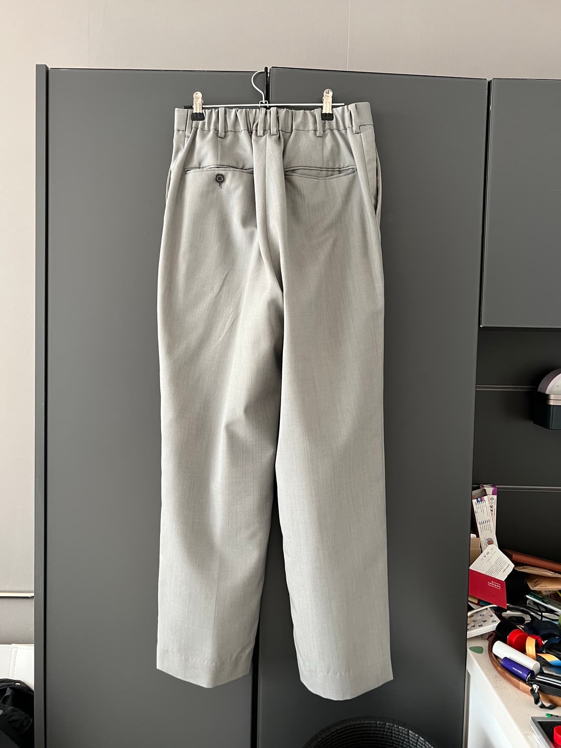 마카웨어 울 트라우저 그레이 1사이즈 상품이미지2