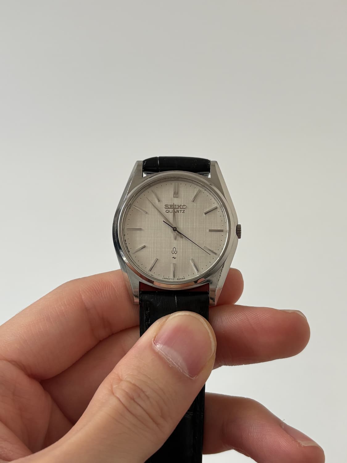 1980s Linen Dial Silver Quartz 상품이미지3