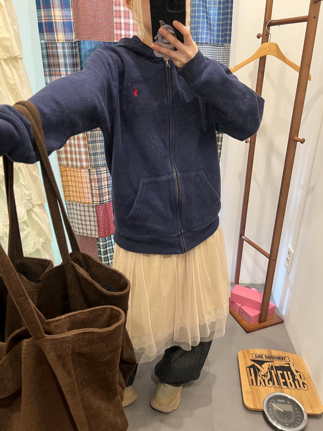 폴로 네이비 후드집업  상품이미지4